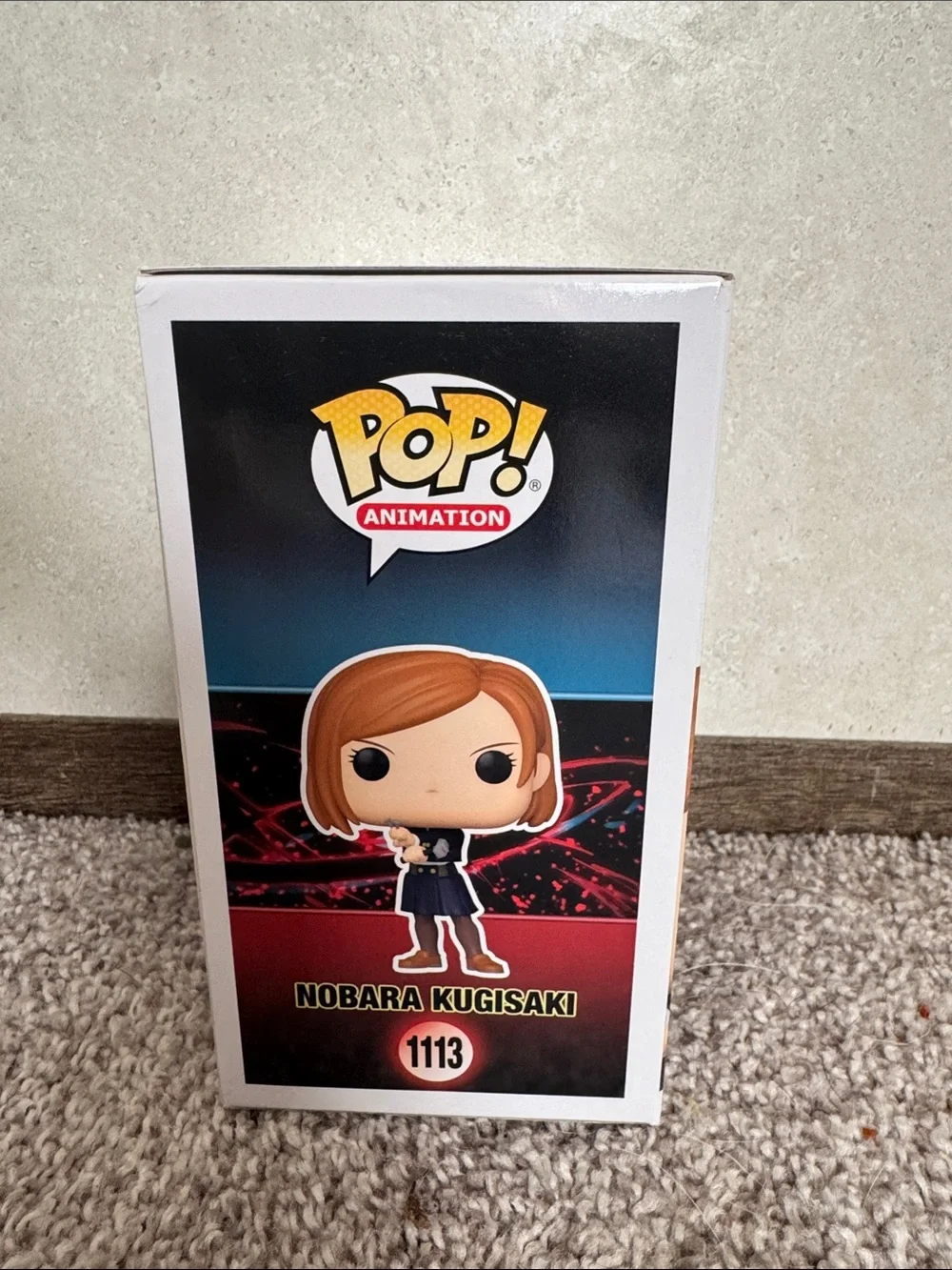 Funko Pop! Animation Nobara Kugisaki Vinyl Figure - Brown Hair, Navy Outfit